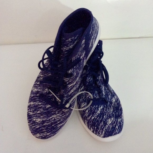 Under Armour Speedform Blue & White Abstract Pattern Lace Up Sneakers US 9.5 NWT - Picture 4 of 9